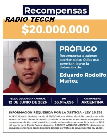 El Gobierno nacional ofrece $20.000.000 para capturar al sospechoso de asesinar al policía federal en Rosario.