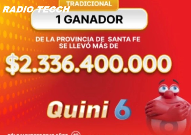 Un apostador santafesino se llevó más de $2.336.400.000 en el Quini 6