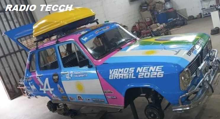 De Esperanza a Brasil en una Renault 6: tres amigos restauraron un clásico para alentar a Franco Colapinto