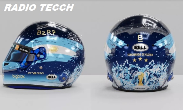 Franco Colapinto rendirá homenaje a la Selección Argentina con su nuevo casco en el GP de Qatar